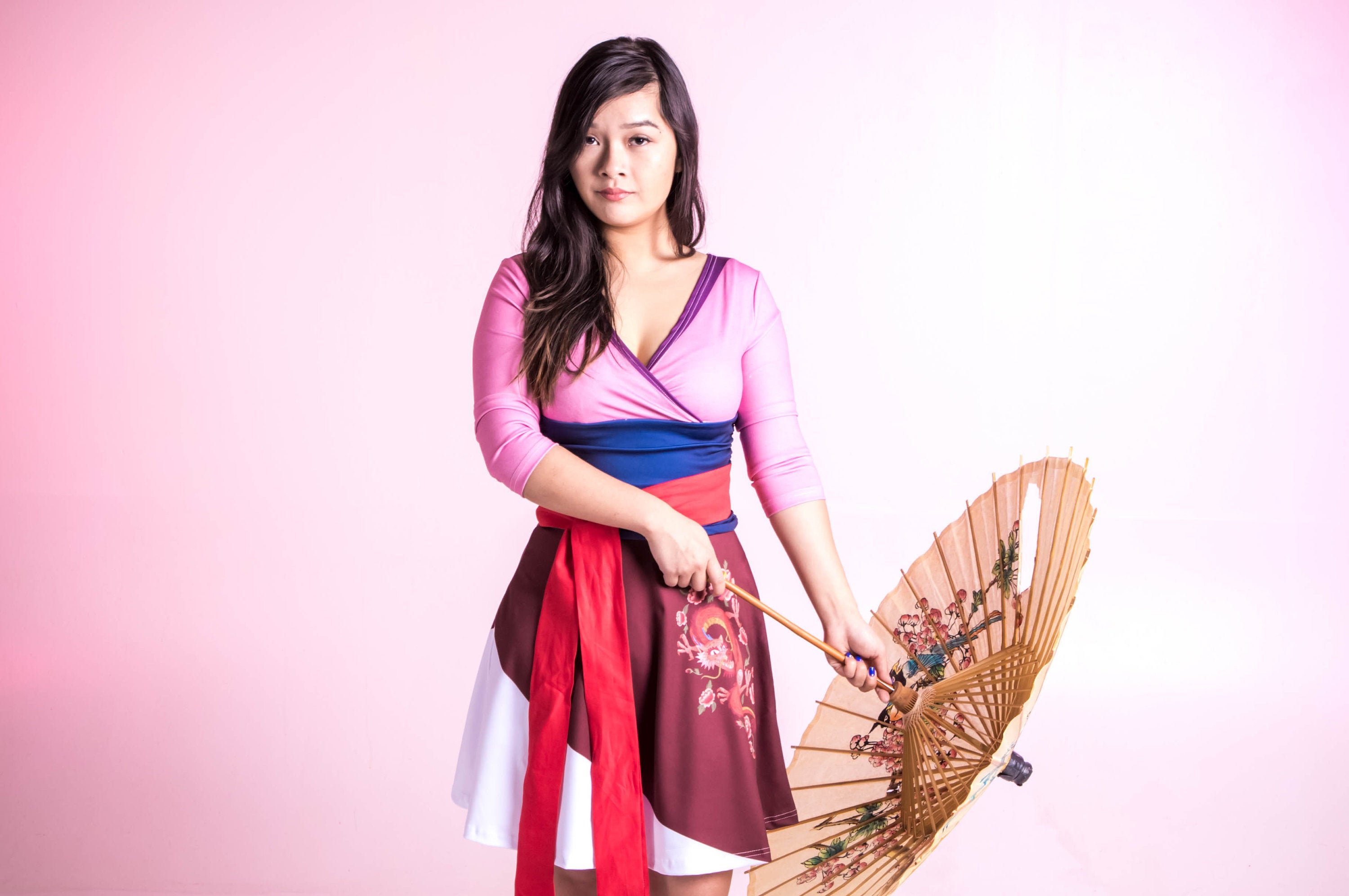 Asian woman in traditional attire