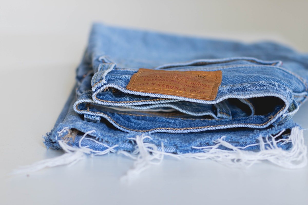 distressed jeans