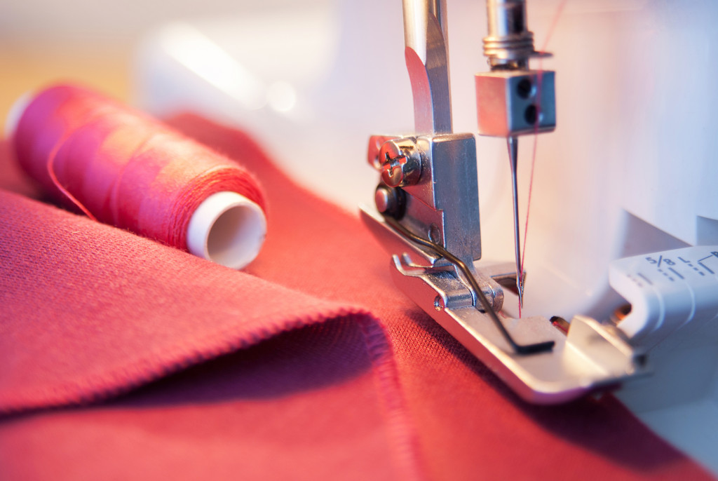 a sewing machine