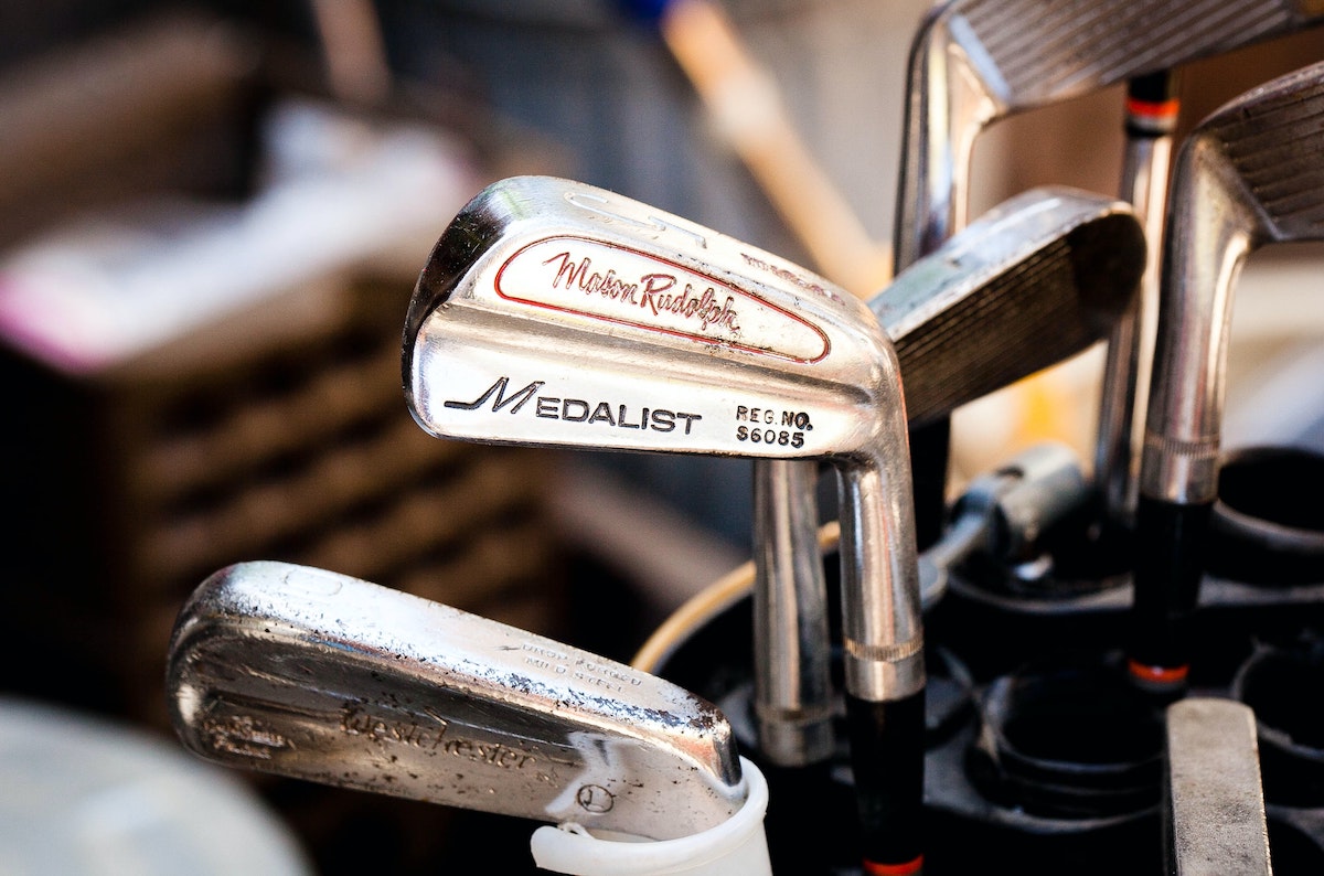 golf clubs in the bag