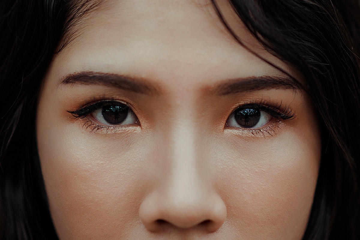 womans face