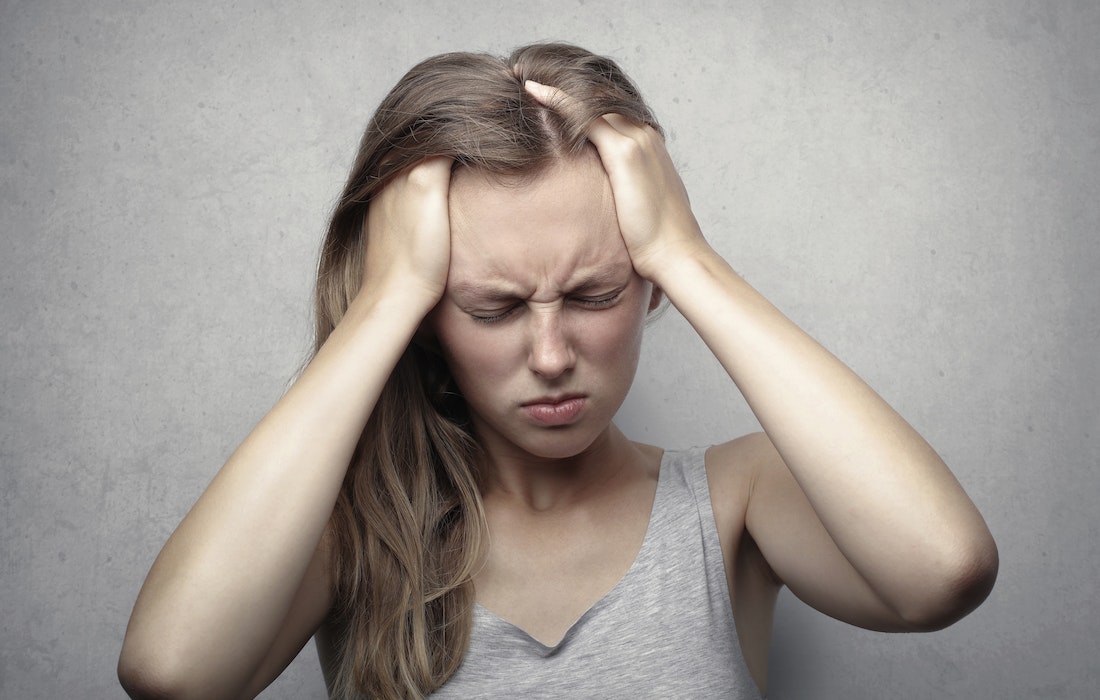 woman annoyed